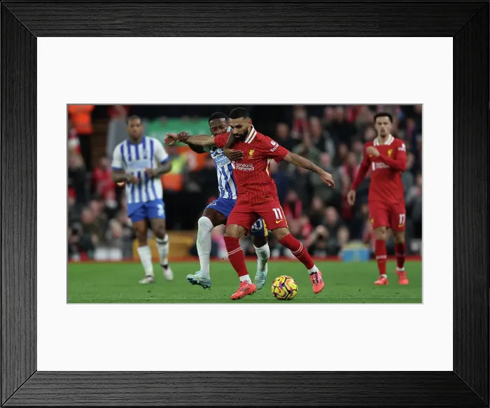 Framed Print : Liverpool v Brighton and Hove Albion Premier League DDMMMYY Framed Print : Liverpool v Brighton and Hove Albion Premier League DDMMMYY