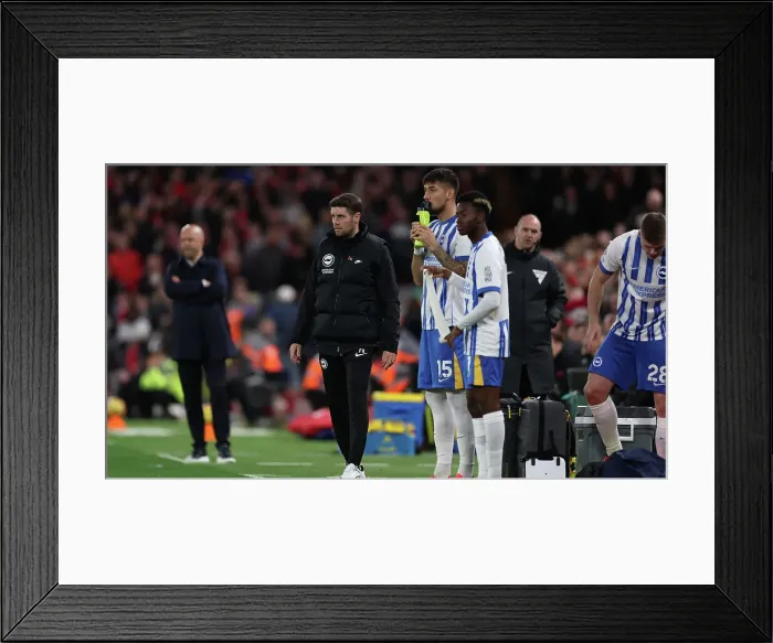 Framed Print : Liverpool v Brighton and Hove Albion Premier League DDMMMYY Framed Print : Liverpool v Brighton and Hove Albion Premier League DDMMMYY
