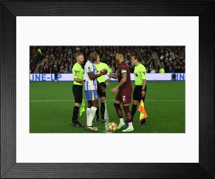 Framed Print : Brighton and Hove Albion v Manchester City Premier League 09NOV24 Framed Print : Brighton and Hove Albion v Manchester City Premier League 09NOV24