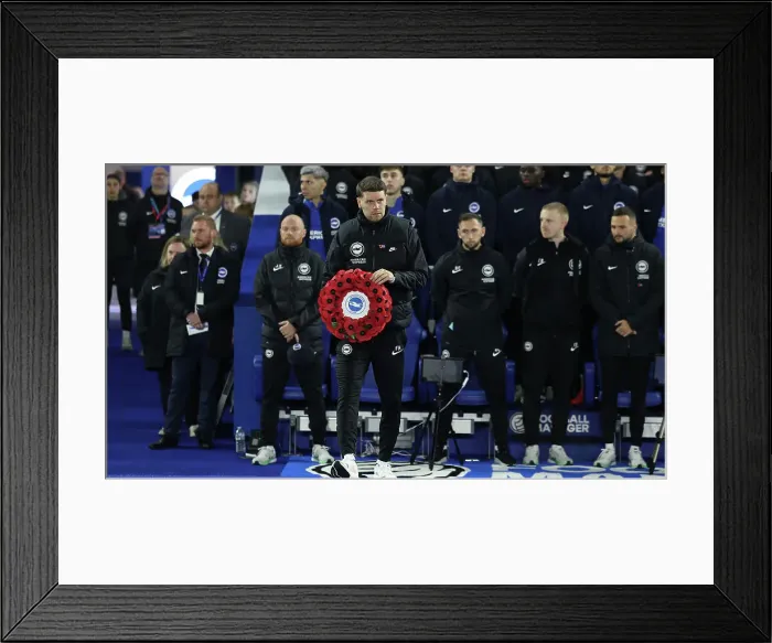 Framed Print : Brighton and Hove Albion v Manchester City Premier League 09NOV24 Framed Print : Brighton and Hove Albion v Manchester City Premier League 09NOV24
