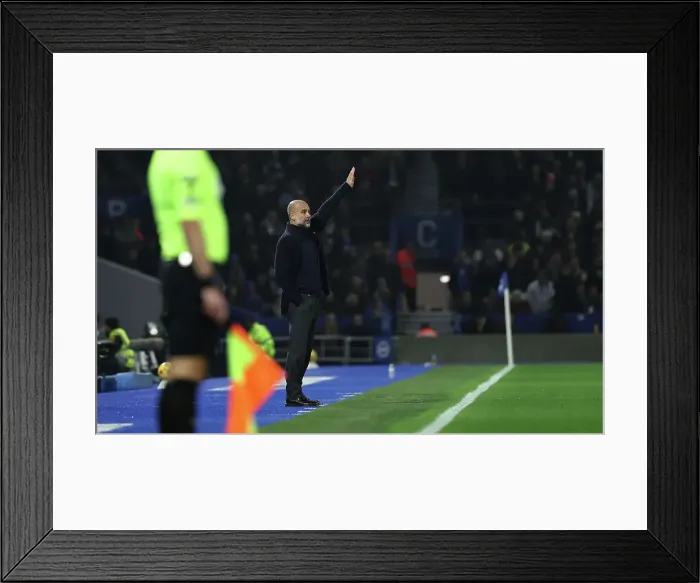 Framed Print : Brighton and Hove Albion v Manchester City Premier League 09NOV24 Framed Print : Brighton and Hove Albion v Manchester City Premier League 09NOV24