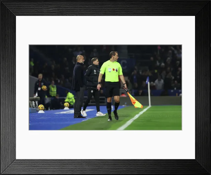 Framed Print : Brighton and Hove Albion v Manchester City Premier League 09NOV24 Framed Print : Brighton and Hove Albion v Manchester City Premier League 09NOV24