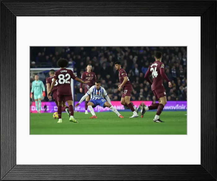 Framed Print : Brighton and Hove Albion v Manchester City Premier League 09NOV24 Framed Print : Brighton and Hove Albion v Manchester City Premier League 09NOV24