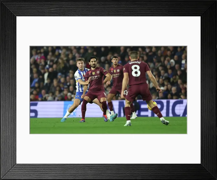 Framed Print : Brighton and Hove Albion v Manchester City Premier League 09NOV24 Framed Print : Brighton and Hove Albion v Manchester City Premier League 09NOV24