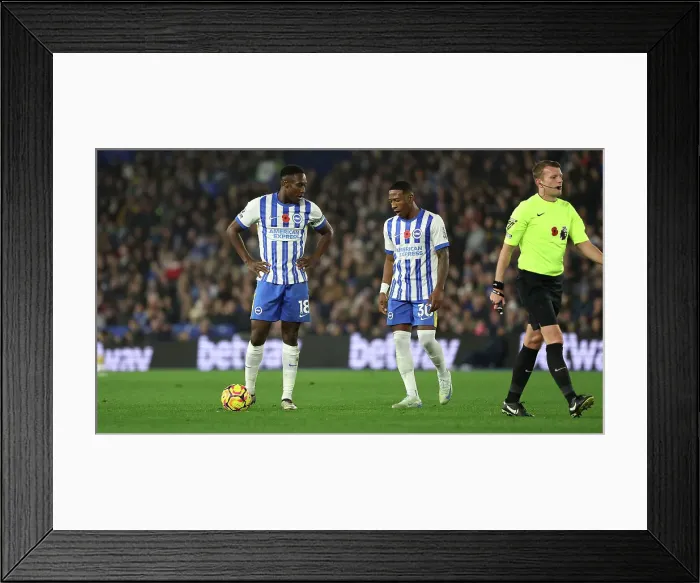 Framed Print : Brighton and Hove Albion v Manchester City Premier League 09NOV24 Framed Print : Brighton and Hove Albion v Manchester City Premier League 09NOV24