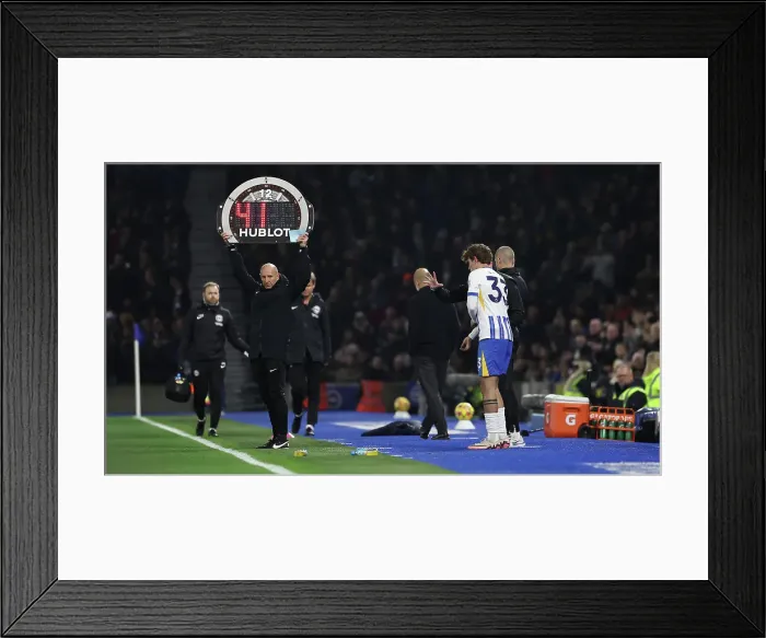 Framed Print : Brighton and Hove Albion v Manchester City Premier League 09NOV24 Framed Print : Brighton and Hove Albion v Manchester City Premier League 09NOV24
