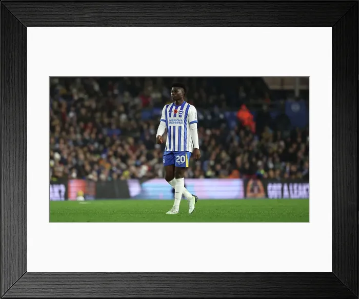 Framed Print : Brighton and Hove Albion v Manchester City Premier League 09NOV24 Framed Print : Brighton and Hove Albion v Manchester City Premier League 09NOV24