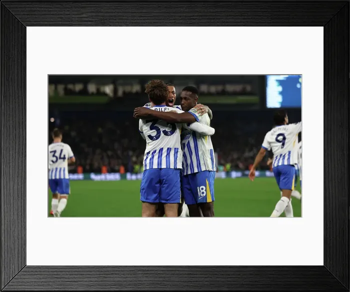 Framed Print : Brighton and Hove Albion v Manchester City Premier League 09NOV24 Framed Print : Brighton and Hove Albion v Manchester City Premier League 09NOV24