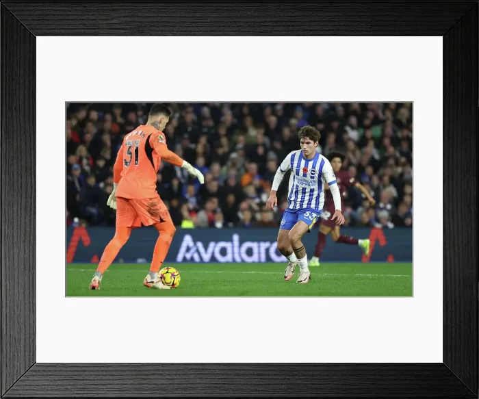 Framed Print : Brighton and Hove Albion v Manchester City Premier League 09NOV24 Framed Print : Brighton and Hove Albion v Manchester City Premier League 09NOV24