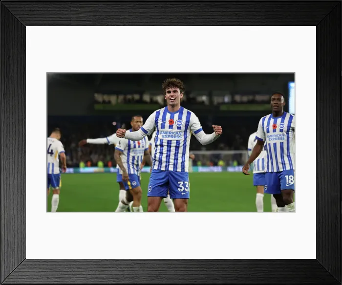 Framed Print : Brighton and Hove Albion v Manchester City Premier League 09NOV24 Framed Print : Brighton and Hove Albion v Manchester City Premier League 09NOV24