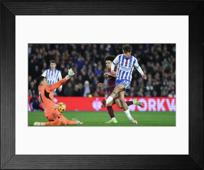 Framed Print : Brighton and Hove Albion v Manchester City Premier League 09NOV24 Framed Print : Brighton and Hove Albion v Manchester City Premier League 09NOV24