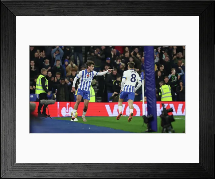 Framed Print : Brighton and Hove Albion v Manchester City Premier League 09NOV24 Framed Print : Brighton and Hove Albion v Manchester City Premier League 09NOV24