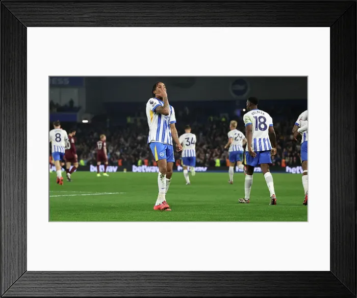 Framed Print : Brighton and Hove Albion v Manchester City Premier League 09NOV24 Framed Print : Brighton and Hove Albion v Manchester City Premier League 09NOV24