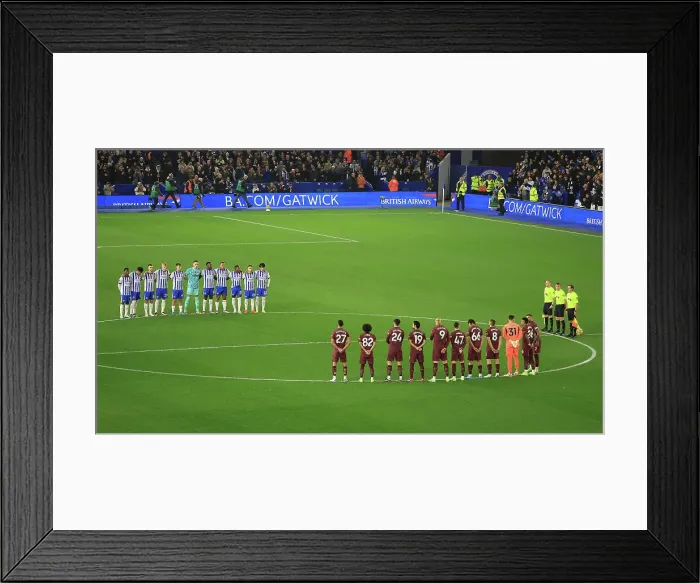 Framed Print : Brighton and Hove Albion v Manchester City Premier League 09NOV24 Framed Print : Brighton and Hove Albion v Manchester City Premier League 09NOV24