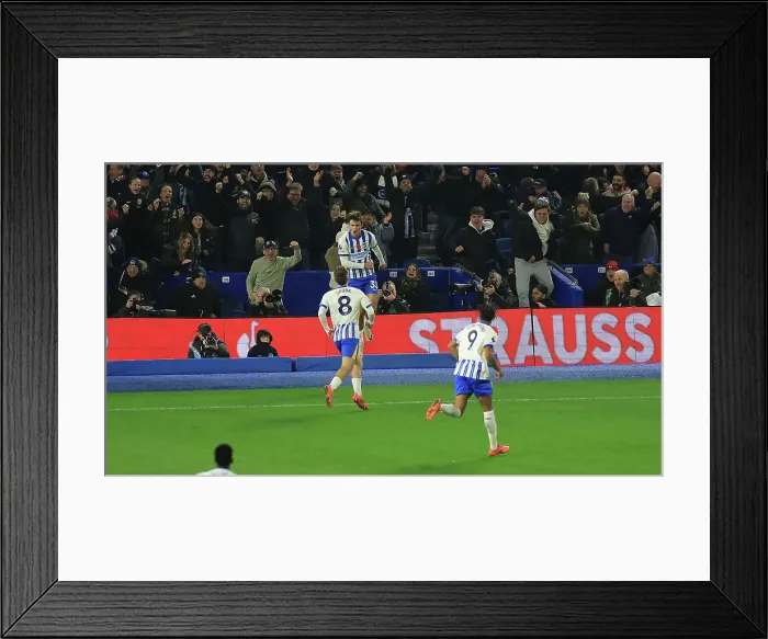 Framed Print : Brighton and Hove Albion v Manchester City Premier League 09NOV24 Framed Print : Brighton and Hove Albion v Manchester City Premier League 09NOV24