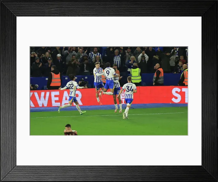 Framed Print : Brighton and Hove Albion v Manchester City Premier League 09NOV24 Framed Print : Brighton and Hove Albion v Manchester City Premier League 09NOV24