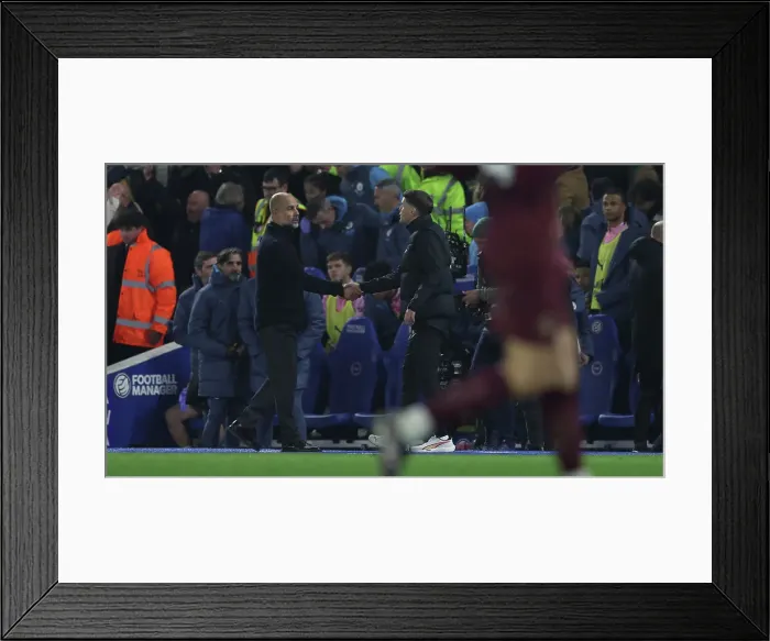 Framed Print : Brighton and Hove Albion v Manchester City Premier League 09NOV24 Framed Print : Brighton and Hove Albion v Manchester City Premier League 09NOV24