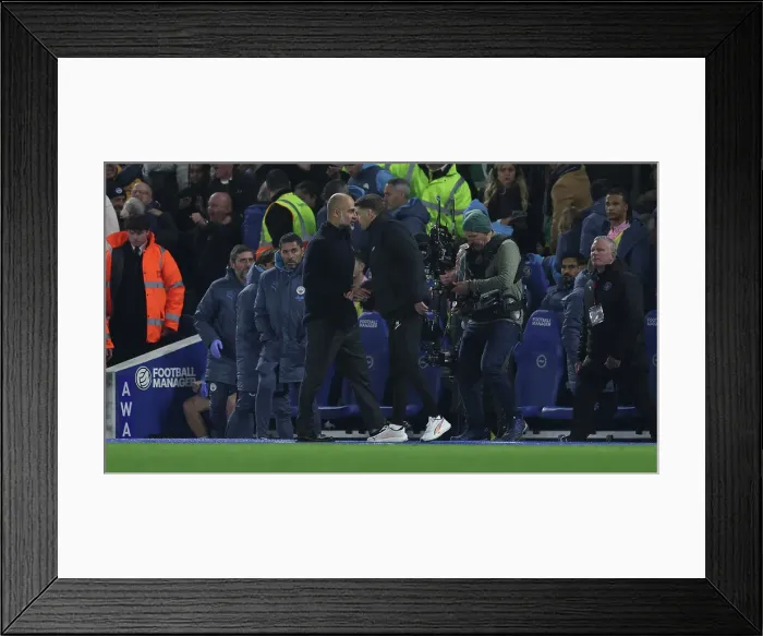 Framed Print : Brighton and Hove Albion v Manchester City Premier League 09NOV24 Framed Print : Brighton and Hove Albion v Manchester City Premier League 09NOV24