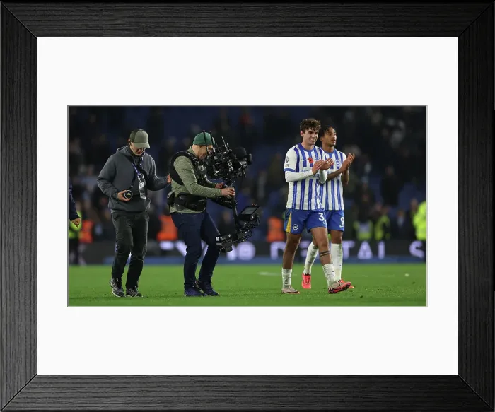Framed Print : Brighton and Hove Albion v Manchester City Premier League 09NOV24 Framed Print : Brighton and Hove Albion v Manchester City Premier League 09NOV24
