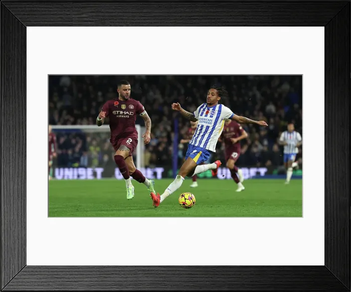 Framed Print : Brighton and Hove Albion v Manchester City Premier League 09NOV24 Framed Print : Brighton and Hove Albion v Manchester City Premier League 09NOV24