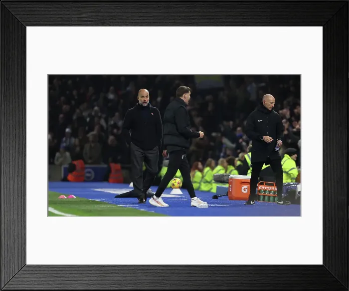 Framed Print : Brighton and Hove Albion v Manchester City Premier League 09NOV24 Framed Print : Brighton and Hove Albion v Manchester City Premier League 09NOV24