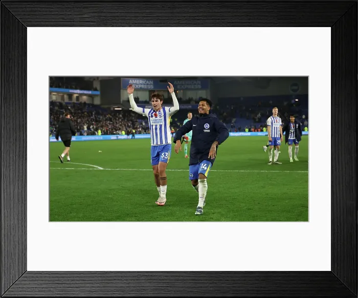 Framed Print : Brighton and Hove Albion v Manchester City Premier League 09NOV24 Framed Print : Brighton and Hove Albion v Manchester City Premier League 09NOV24