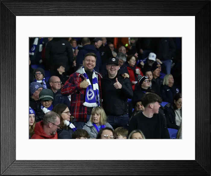 Framed Print : Brighton and Hove Albion v Manchester City Premier League 09NOV24 Framed Print : Brighton and Hove Albion v Manchester City Premier League 09NOV24