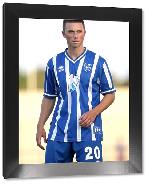 Focused and Determined: Chris Holroyd of Brighton & Hove Albion FC