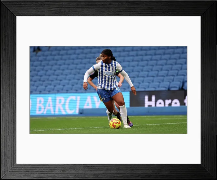 Framed Print : Brighton and Hove Albion Women v West Ham United Women Women's Super League 16NOV24