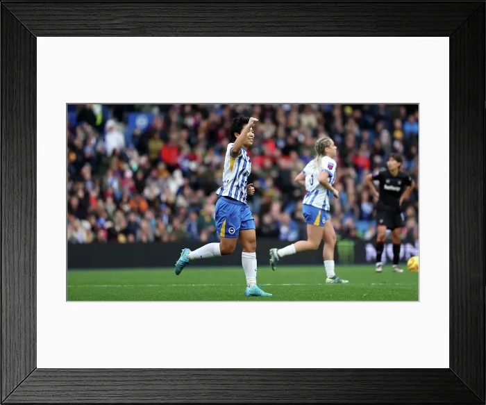 Framed Print : Brighton and Hove Albion Women v West Ham United Women Women's Super League 16NOV24