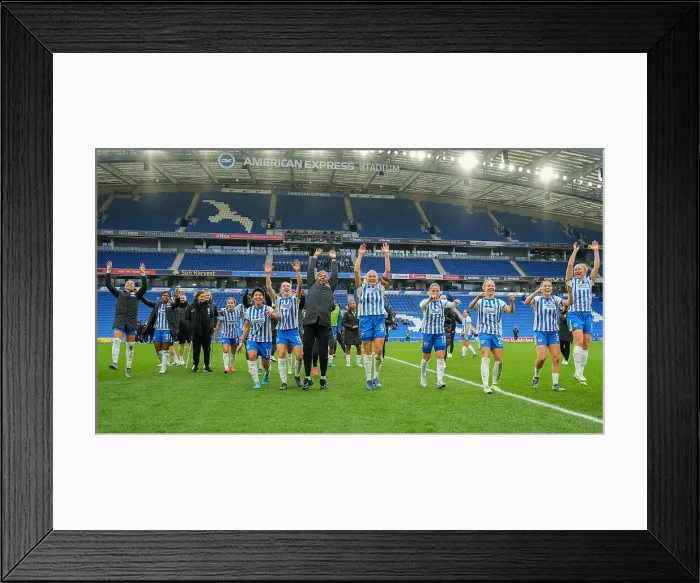 Framed Print : Brighton and Hove Albion Women v West Ham United Women Women's Super League 16NOV24 Framed Print : Brighton and Hove Albion Women v West Ham United Women Women's Super League 16NOV24