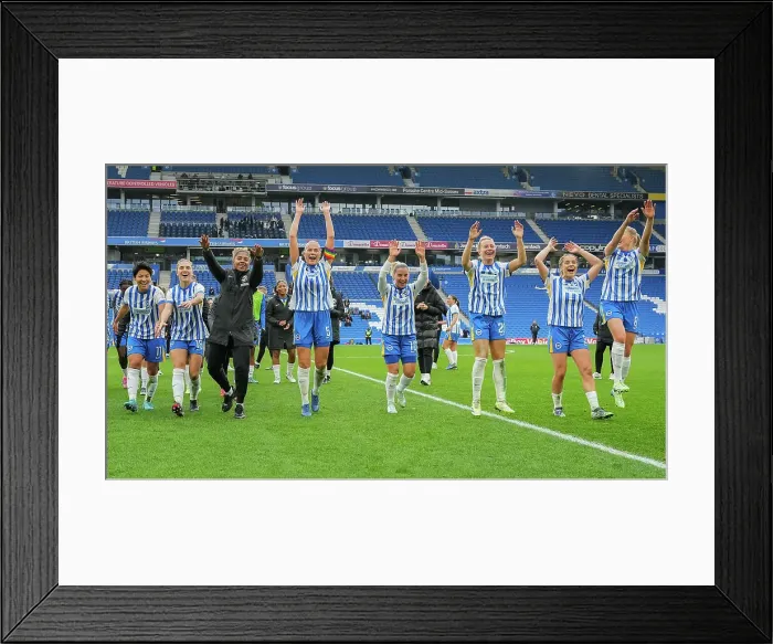 Framed Print : Brighton and Hove Albion Women v West Ham United Women Women's Super League 16NOV24 Framed Print : Brighton and Hove Albion Women v West Ham United Women Women's Super League 16NOV24