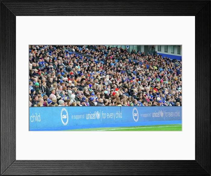 Framed Print : Brighton and Hove Albion Women v West Ham United Women Women's Super League 16NOV24