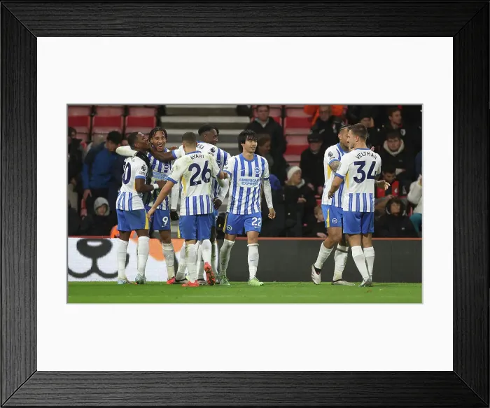 Framed Print : AFC Bournemouth v Brighton and Hove Albion Premier League 23NOV24 Framed Print : AFC Bournemouth v Brighton and Hove Albion Premier League 23NOV24