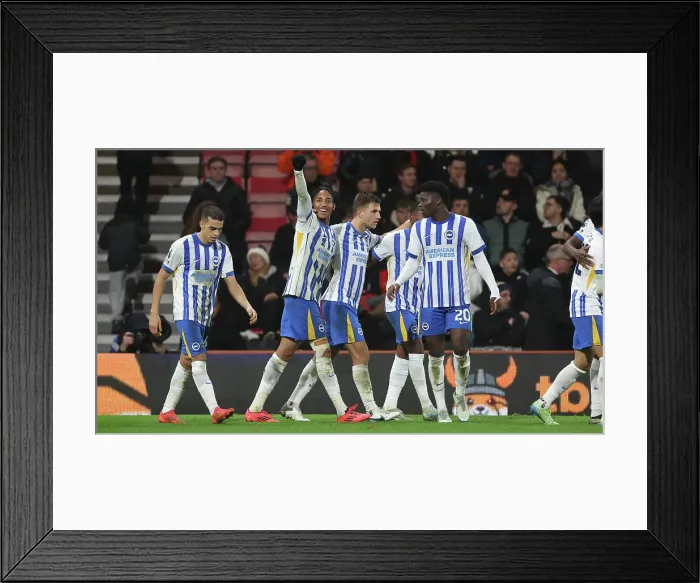 Framed Print : AFC Bournemouth v Brighton and Hove Albion Premier League 23NOV24 Framed Print : AFC Bournemouth v Brighton and Hove Albion Premier League 23NOV24