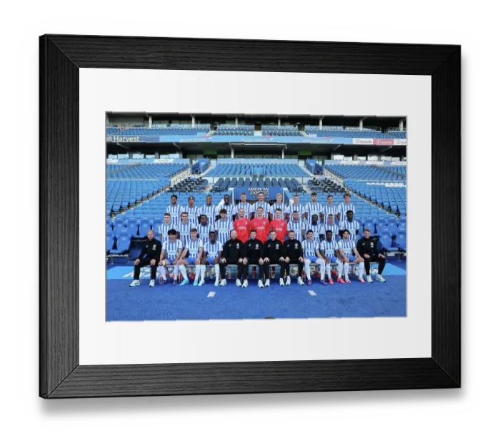 Framed Print : Brighton and Hove Albion Team Photo 2024 25