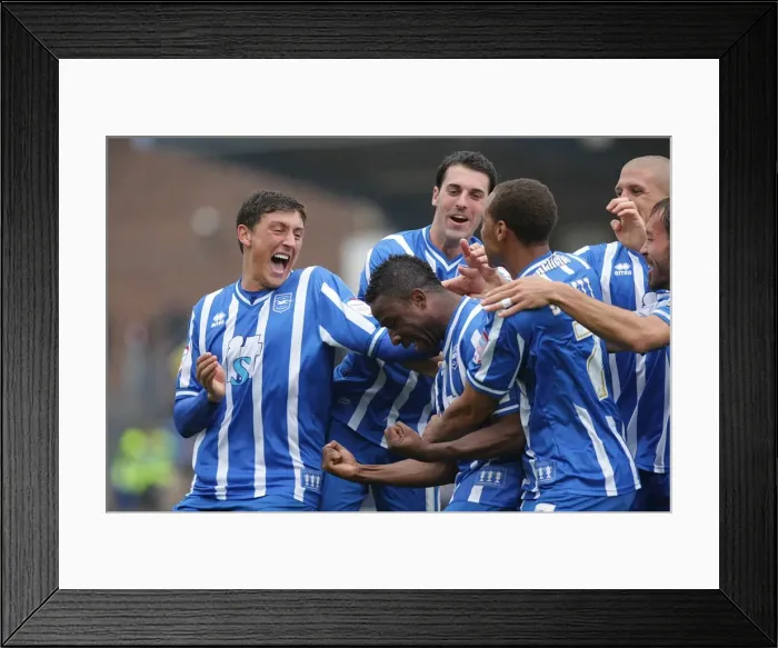 Framed Print : Brighton & Hove Albion vs MK Dons: A Home Battle (2010-11) Framed Print : Brighton & Hove Albion vs MK Dons: A Home Battle (2010-11)