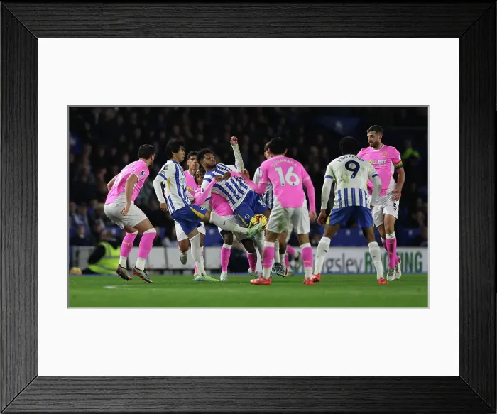 Framed Print : Brighton and Hove Albion v Southampton Premier League 29NOV24 Framed Print : Brighton and Hove Albion v Southampton Premier League 29NOV24