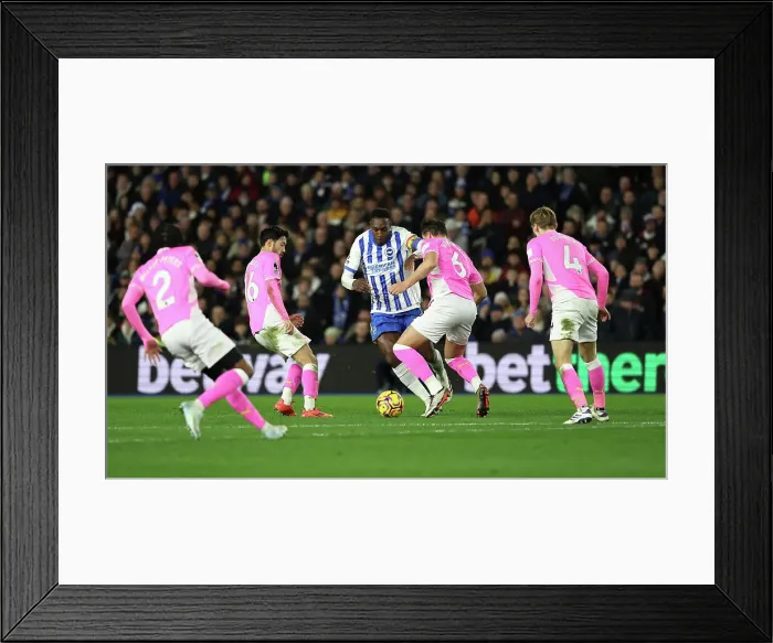 Framed Print : Brighton and Hove Albion v Southampton Premier League 29NOV24 Framed Print : Brighton and Hove Albion v Southampton Premier League 29NOV24