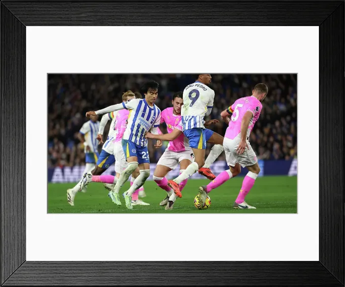 Framed Print : Brighton and Hove Albion v Southampton Premier League 29NOV24 Framed Print : Brighton and Hove Albion v Southampton Premier League 29NOV24