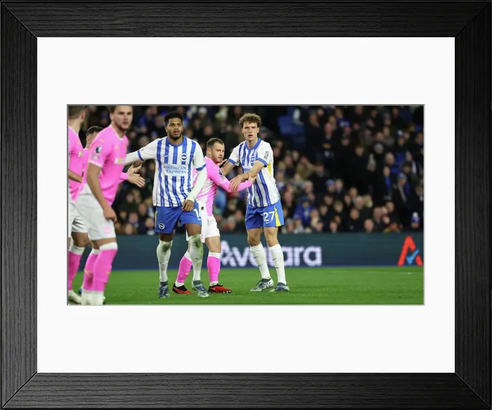 Framed Print : Brighton and Hove Albion v Southampton Premier League 29NOV24 Framed Print : Brighton and Hove Albion v Southampton Premier League 29NOV24
