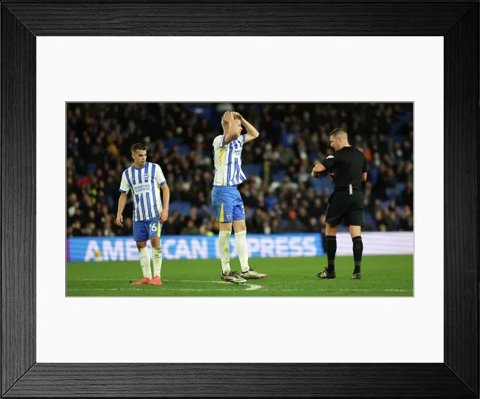 Framed Print : Brighton and Hove Albion v Southampton Premier League 29NOV24