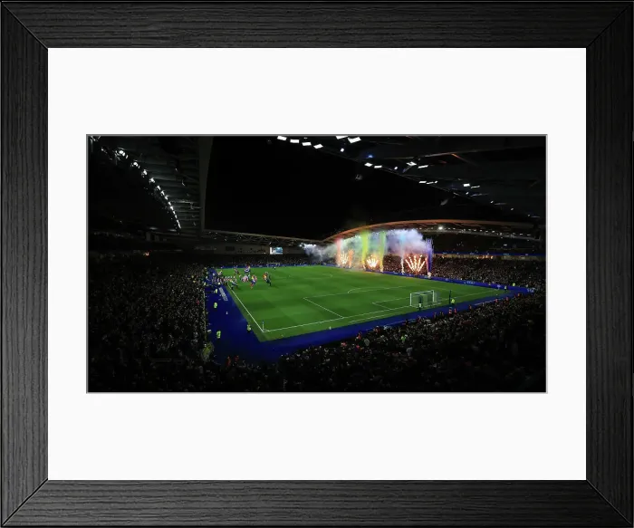 Framed Print : Brighton and Hove Albion v Southampton Premier League 29NOV24