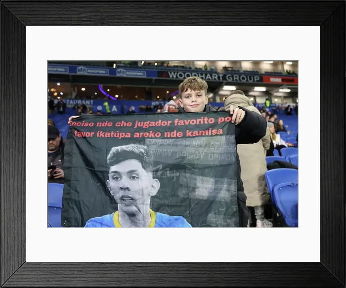 Framed Print : Brighton and Hove Albion v Southampton Premier League 29NOV24 Framed Print : Brighton and Hove Albion v Southampton Premier League 29NOV24