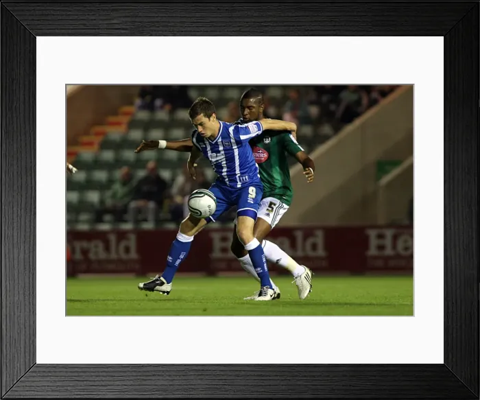 Framed Print : Brighton & Hove Albion Away at Plymouth Argyle: 2010-11 Season