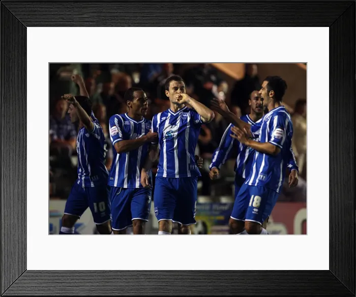 Framed Print : Brighton & Hove Albion Away at Plymouth Argyle: 2010-11 Season