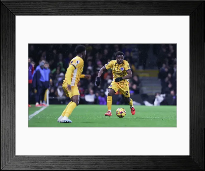 Framed Print : FUlham v Brighton and Hove Albion Premier League 05DEC24 Framed Print : FUlham v Brighton and Hove Albion Premier League 05DEC24