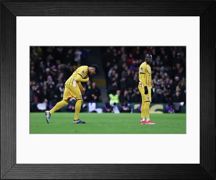 Framed Print : FUlham v Brighton and Hove Albion Premier League 05DEC24 Framed Print : FUlham v Brighton and Hove Albion Premier League 05DEC24