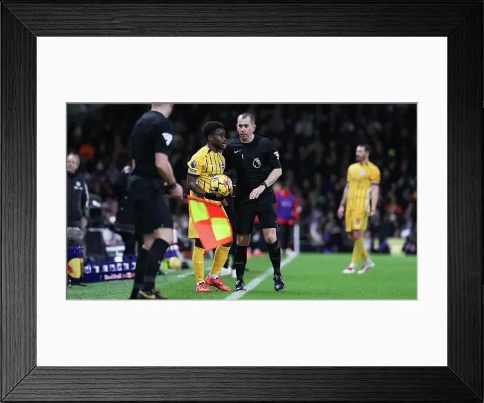 Framed Print : FUlham v Brighton and Hove Albion Premier League 05DEC24 Framed Print : FUlham v Brighton and Hove Albion Premier League 05DEC24