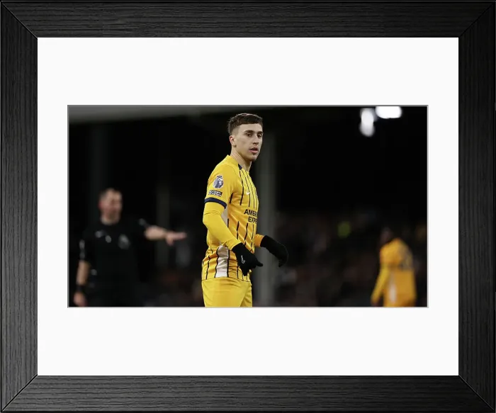 Framed Print : FUlham v Brighton and Hove Albion Premier League 05DEC24 Framed Print : FUlham v Brighton and Hove Albion Premier League 05DEC24